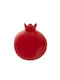 Iliadis Tabletop Pomegranate Lucky Charm Red Ceramic 14cm 2pcs