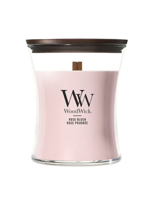 WoodWick Διακοσμητικό Κερί σε Βάζο Ροζ