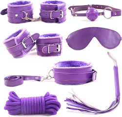 Guilty Toys BDSM Kit σε Μωβ Χρώμα 7τμχ