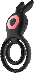 Doppel-Penisring Bunny Ring Guilty Toys 10 Vibrationen Schwarz