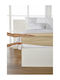 Living Home Finejersey Semi Double Fitted Sheet 130x200cm Kiesel