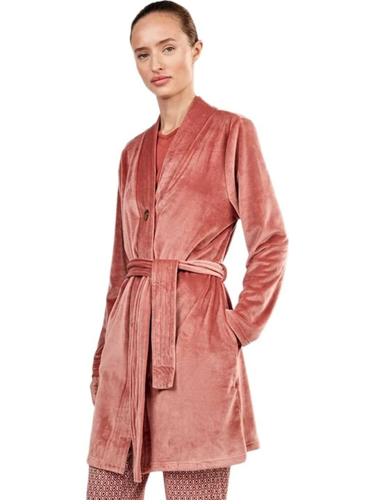 Gisela Winter Women's Pink Robe
