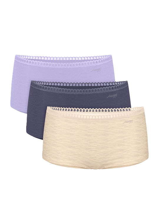 Sloggi Go Crush Short Damen-Boxershorts 3er-Pac...
