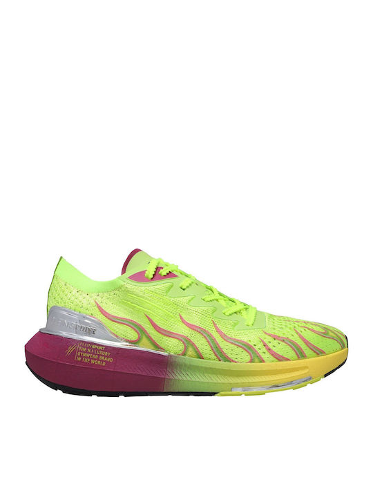 Plein Sport Atomic Speed Flame Safs Sneakers Fuchsie Plein Sport Atomic Speed Flame Safs Sneakers Fuchsie