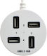 Diva Hub 4 Θυρών USB 2.0 με σύνδεση USB-A