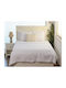Liolios Home Popcorn Double Blanket 240x250cm White