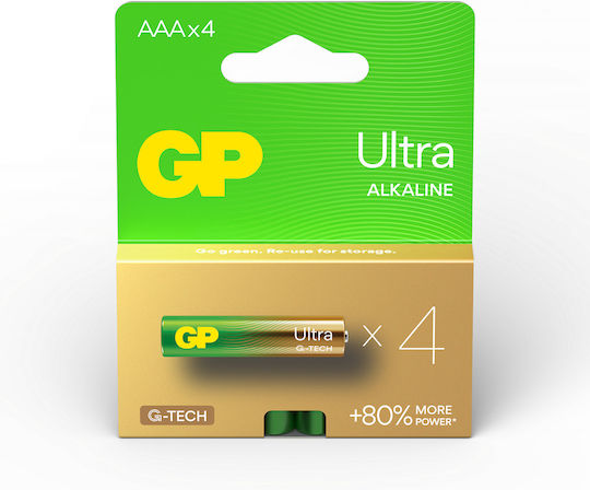 GP Alkaline-Batterie LR-03 4 Stück 1,5 V GP