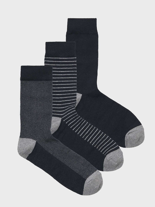 Jack & Jones Ανδρικές Κάλτσες με Σχέδια Dark Bl...