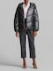 Women's Puffer Jacket for Winter Dark Grey