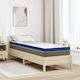 Topper pentru Saltea Single Memory Foam 80x200 cm