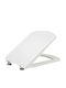 Viospiral Plastic White Toilet Seat