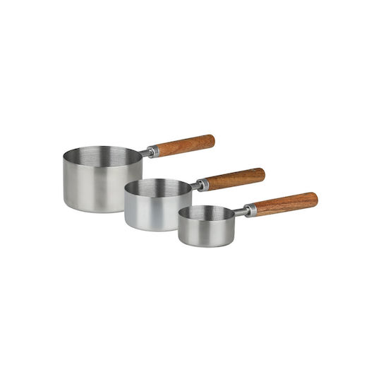 Estia Allure Wooden Kitchen Measuring Cup 60ml 3 Pieces