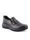 Leather Women's Moccasins in Black