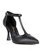Pumps mit schwarzem Riemchen