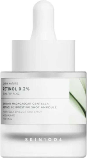 Madagascar Centella Retinol 0.2% Boosting Shot Anti-Aging Ampoule Serum for Face with Retinol & Centella Asiatica for Brightening & Dark Spots 30ml