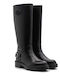 Black Leather Women's Boots