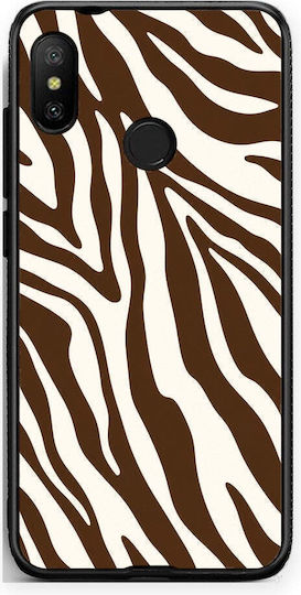 Smartfits Brown Cream Zebra Stripes Xiaomi Mi A2 Lite Θήκη