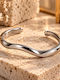 Kingleap Women's Stainless Steel Cuff Bracelet