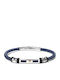 Borsari Men's Gold Plated Steel Bracelet