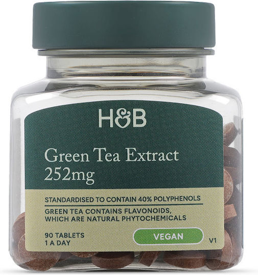 Holland & Barrett Екстракт от зелен чай 252 mg 90 таблетки