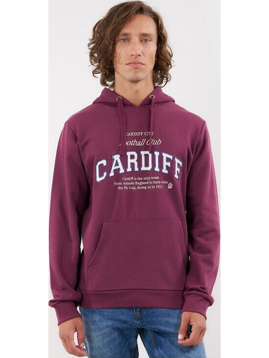 Hooded Sweatshirt Fig/Whitecap Grey