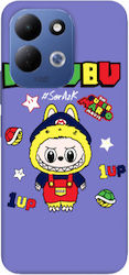 Xiaomi Redmi 17 5G Labubu Mario Lila Silikon-TPU-Hülle