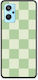 Smartfits Sage Cream Striped Checks Realme 9i Θήκη