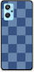 Smartfits Denim Blue Checkerboard Oppo A96 Θήκη