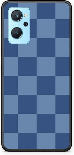 Smartfits Denim Blue Checkerboard Oppo A96 Θήκη