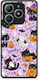 Smartfits Halloween Black Cats On Lilac Realme C61 Θήκη