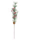 Ramură Decorativă de Crăciun din Plastic, Lungime 64 cm, Verde