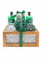Becasan Cutie Colecție Spa cu Lemn de Santal Set de Îngrijire pentru Hidratare & Curățarea Corpului 5 Bucăți