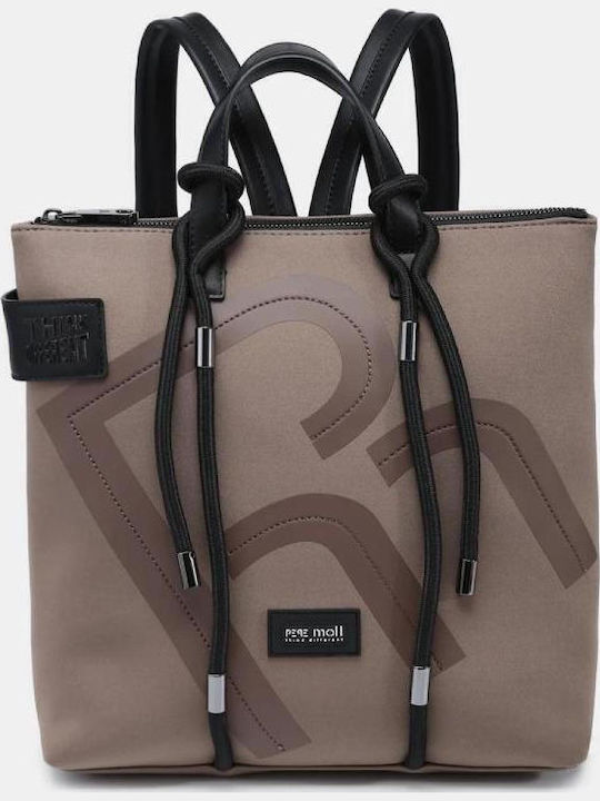 Pepe Moll Helia Women's Taupe Backpack