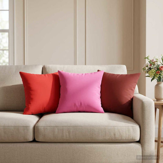 vidaXL Sofa-Kissen Heerlen Rot 40x40 cm
