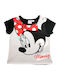 Παιδικό T-shirt White Black