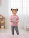 Kinder-Set mit Hose, 2-teilig, Grau