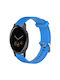 Garmin Vivoactive 4s 18mm Каишка За Часовник Силиконова С Диамантена Текстура Синя