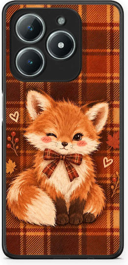 Smartfits Fox On Autumn Tartan Realme C61 Case