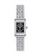 Women's Battery-Powered Watch with Silver Stainless Steel Bracelet