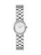 Women's Battery-Powered Watch with Silver Stainless Steel Bracelet