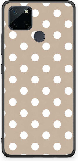 Smartfits Weiße Punkte auf Taupe Realme C21y C25y 7i Global Hülle