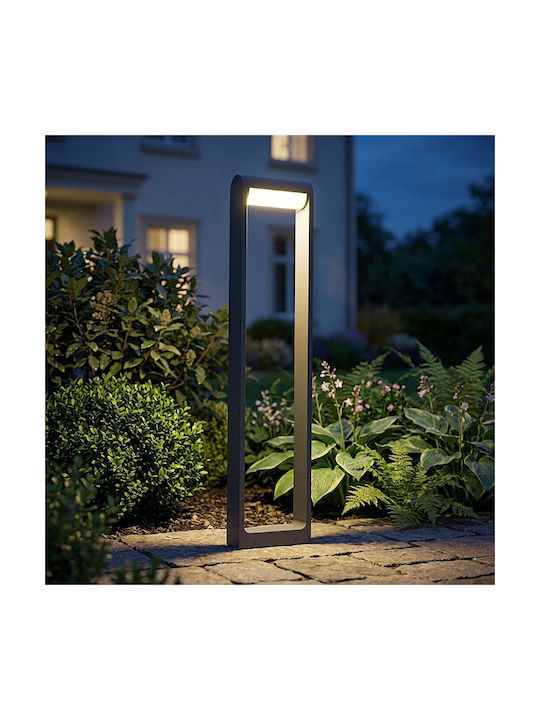V-TAC Φωτιστικό Κολωνάκι LED Εξωτερικού Χώρου 10W με Θερμό Λευκό Φως IP65 Μαύρο