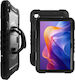 Volte-tel Rugged TPU Case for Xiaomi Redmi Pad 2 9.7in with Stylus Holder and 360-Degree Hand Strap Stand
