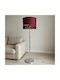 Red Velvet Floor Lamp Dimensions 1.65*30*25 E27 Oxygen Lampshades