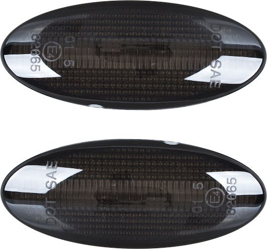 Opel Vectra B 95-02 Led Side Indicator Smoked Dynamic 2 Pcs Set