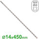 Pasco Диамантено свредло SDS Plus с 4 Режещи Ръба Ø14mm X 450mm 114514
