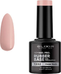 Elixir Semi Gel Rubber Base Coat Νο1332 Cover N...