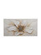 Zen Collection Canvas Painting Framed Flower Beige 72x142cm