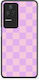 Smartfits Lavender Pink Checkerboard Xiaomi Poco F4 Redmi K40s Θήκη