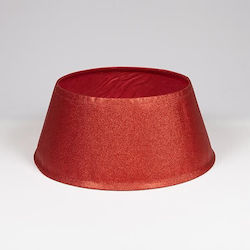 Red Christmas Tree Skirt H25xD65cm Set of 42 Pi...